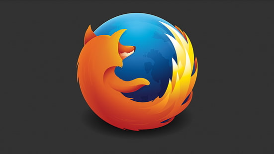 Лого на Mozilla Firefox, Mozilla Firefox, HD тапет HD wallpaper