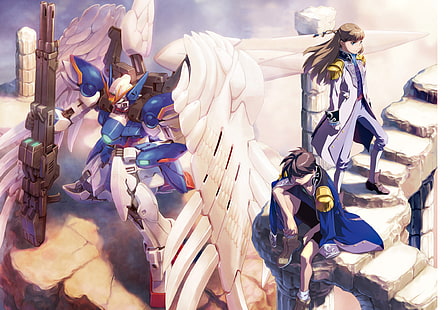 Anime, mobildräkt Gundam Wing, HD tapet HD wallpaper