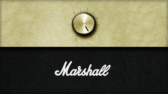 black Marshall guitar amplifier, music, guitar, sound, Marshall, amp, HD wallpaper HD wallpaper