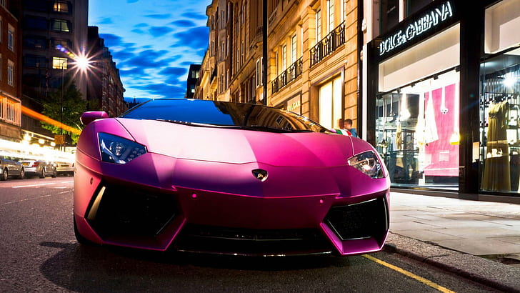 Lamborghini Aventador lp760-4 pink, lamborghini, aventador, lp760-4, pink, Wallpaper HD