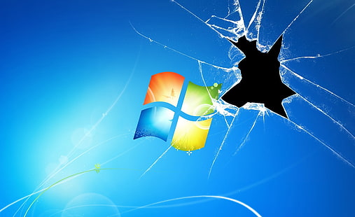 Pantalla Windows 7 Rota, Windows, Windows Seven, HD-Hintergrundbild HD wallpaper