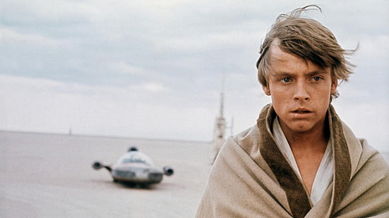 casaco marrom masculino, Guerra nas Estrelas, ficção científica, Luke Skywalker, HD papel de parede HD wallpaper