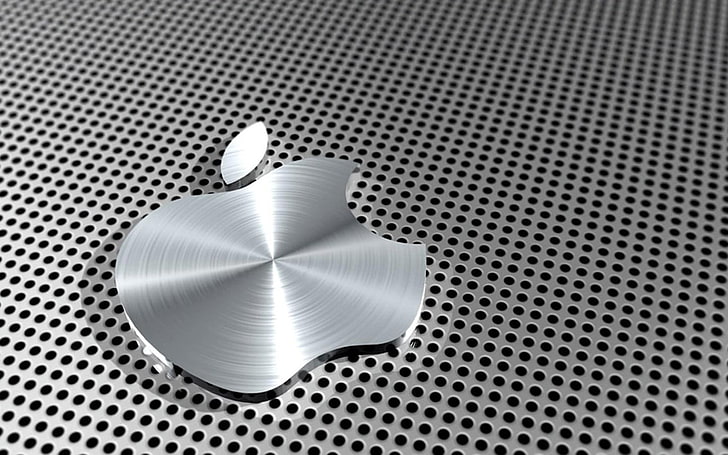 Logo Apple, Apple, EPL, Aluminium, Tapety HD