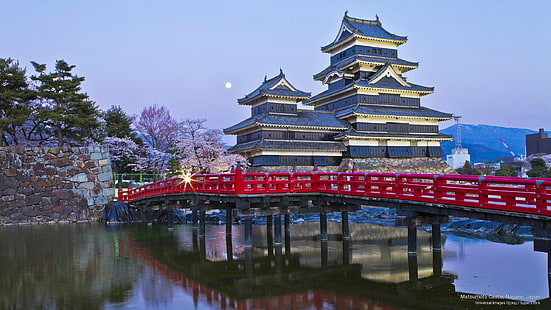 ปราสาทมัตสึโมโต้นากาโนะญี่ปุ่นเอเชีย, วอลล์เปเปอร์ HD HD wallpaper