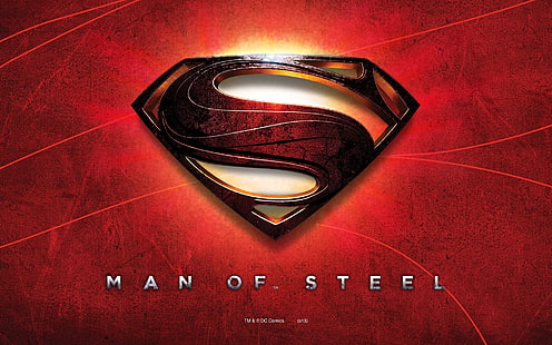 Man of Steel digital wallpaper, Superman, superhero, Man of Steel, HD wallpaper HD wallpaper