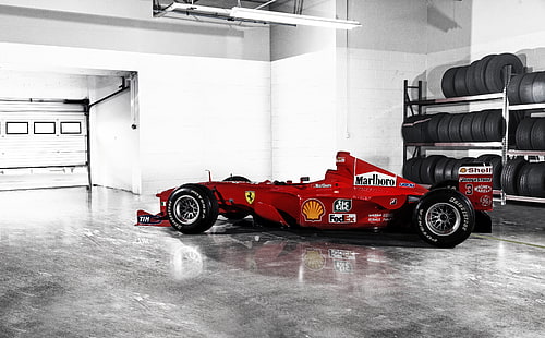 Ferrari, l'auto, Formula 1, F1-2000, Sfondo HD HD wallpaper