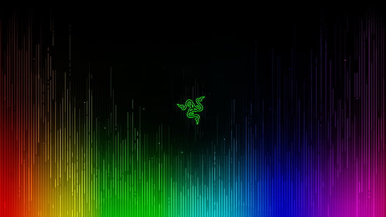 Logo dei computer da gioco Razer, logo Razer Inc., logo, Sfondo HD HD wallpaper