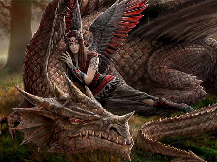 Art, artwork, dragon, fantasy, HD wallpaper | Wallpaperbetter