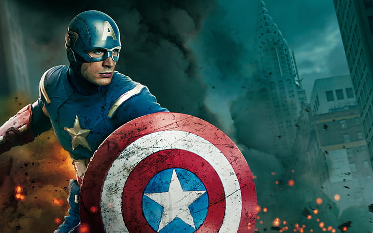 The Avengers Captain America, capitan america foto, america, capitano, vendicatori, Sfondo HD