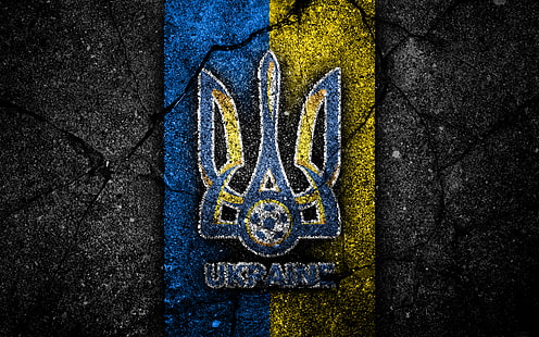Football, Équipe nationale de football d'Ukraine, Emblème, Logo, Ukraine, Fond d'écran HD HD wallpaper