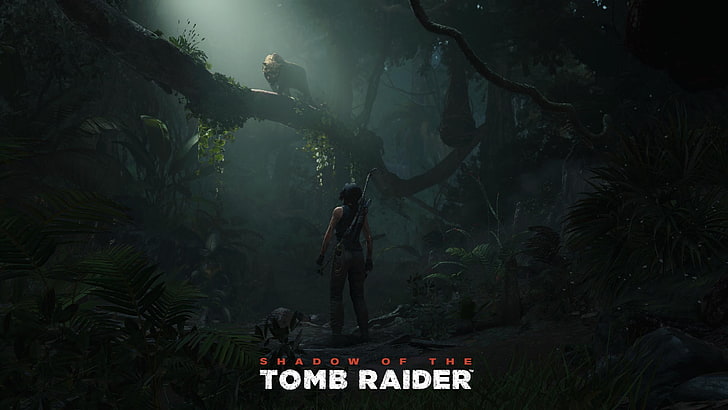 Shadow of the Tomb Raider, Lara Croft, Tomb Raider, video games, screen shot, HD wallpaper