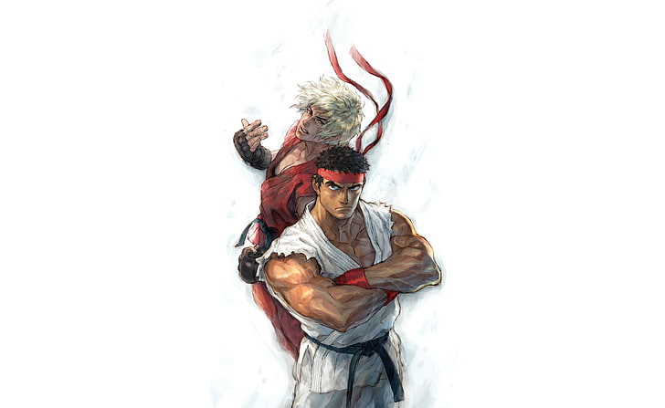 Street Fighter 4 Ryu, Ryu and Ken from Street Fighter, Games, Street Fighter, Street, Fighter, HD wallpaper