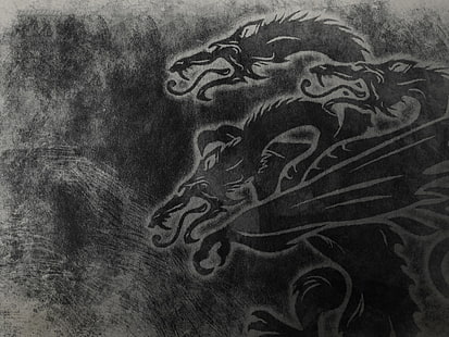 Hydra, Game of Thrones, Siegel, Haus Targaryen, HD-Hintergrundbild HD wallpaper