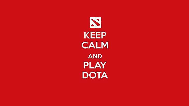 Keep Calm and Play Dota, keep, calm, play, dota, HD tapet