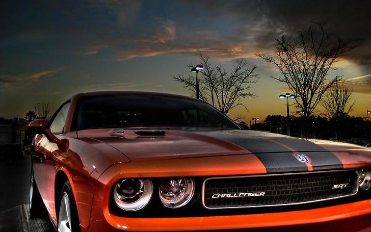 Dodge Challenger SRT HDR HD, cars, hdr, dodge, challenger, srt, HD wallpaper