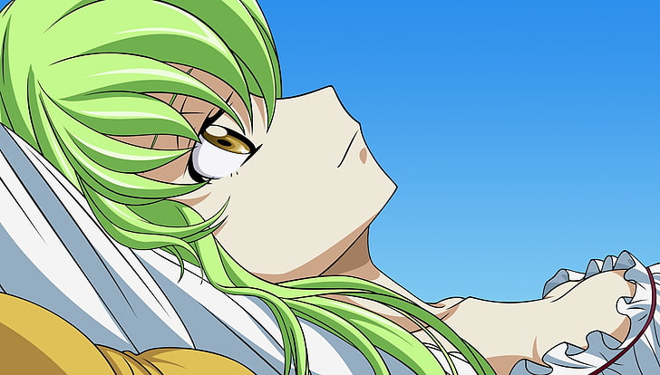 Code Geass, C. C., grüne Haare, Anime Girls, HD-Hintergrundbild