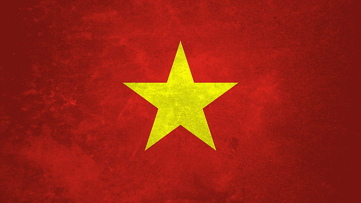 Bandeira, Vietnã, HD papel de parede
