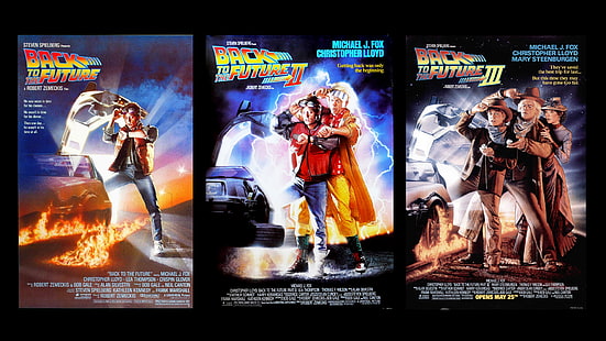 Trilogy, Back to the Future, HD wallpaper HD wallpaper