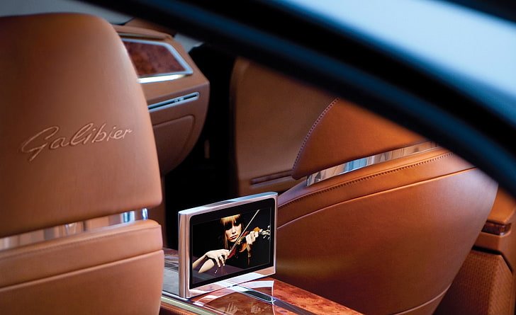 Bugatti 16C Galibier Interior, gray Android tablet computer, Cars, Bugatti, galibier, car, bugatti 16c galibier, interior, HD wallpaper