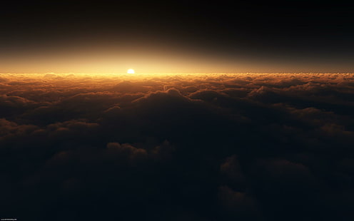Sonnenaufgang, Sonnenaufgang, Sonnenuntergang, 3d und Zusammenfassung, HD-Hintergrundbild HD wallpaper
