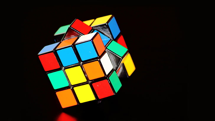 rubiks cube 4k cool background picture, HD wallpaper