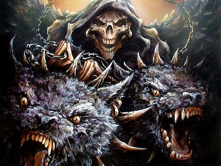 Dark, Creature, Kevin Fuller, HD wallpaper