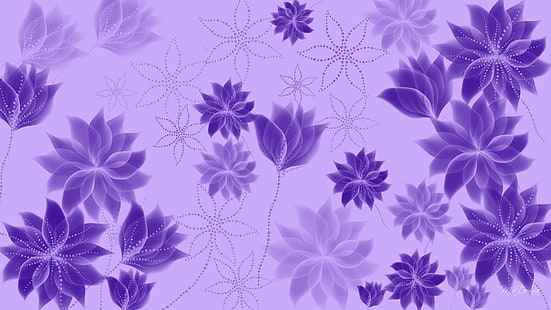 Purrrples, firefox persona, lilas, éclat, violet, lavande, fleurs, 3d et abstrait, Fond d'écran HD HD wallpaper