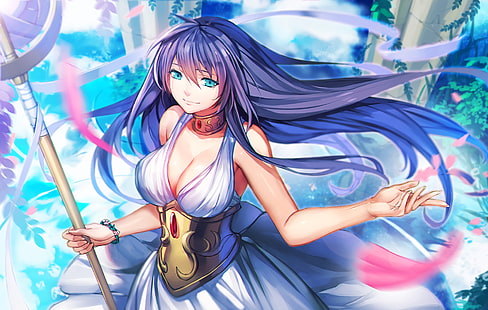 Anime, Saint Seiya, Athena (Saint Seiya), HD wallpaper HD wallpaper
