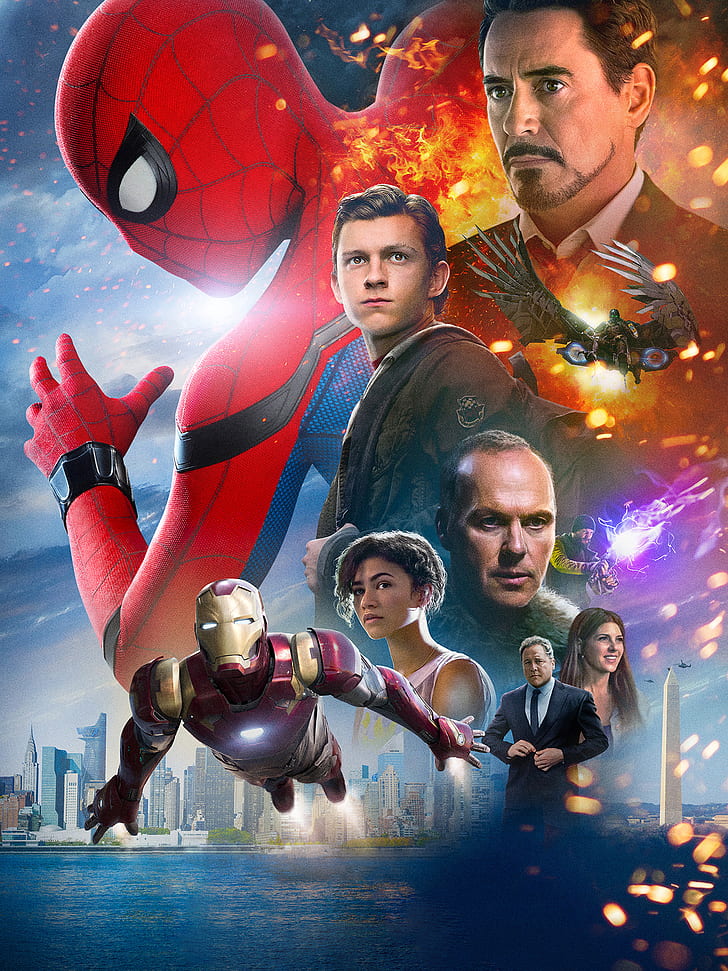 Spider-Man Homecoming (Movie), Peter Parker, movies, Iron Man, Spider-Man,  HD wallpaper | Wallpaperbetter