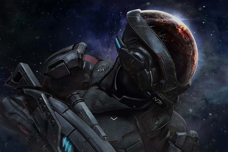 Metal Gear character, Mass Effect: Andromeda, Mass Effect, HD wallpaper