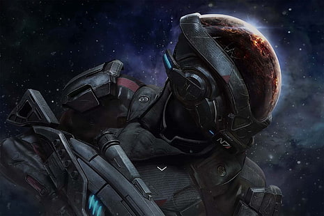 Metal Gear karaktär, Mass Effect: Andromeda, Mass Effect, HD tapet HD wallpaper