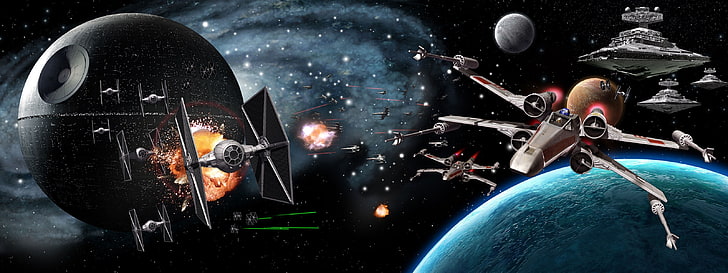 Illustrazione dell'universo, Star Wars, Sfondo HD