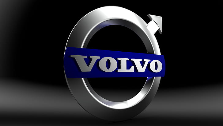 Volvo, logo, HD wallpaper