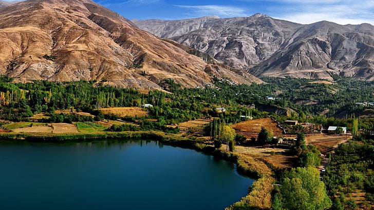 Iran, paysage, village, Fond d'écran HD | Wallpaperbetter