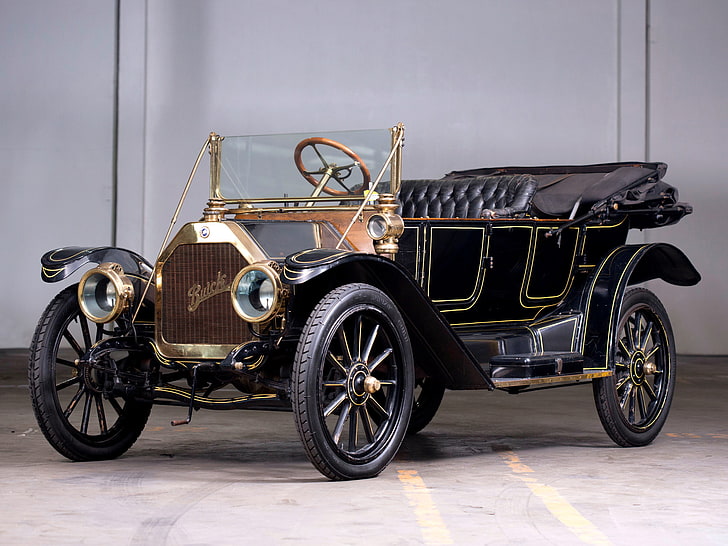 1912, buick, modèle 35, rétro, touring, Fond d'écran HD
