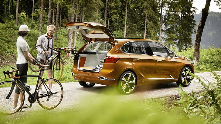 2013 BMW 액티브 투어러 야외 컨셉, HD 배경 화면