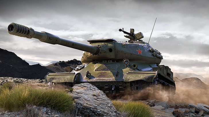 Worlds of Tank IS-4 sfondo, figura, arte, mondo di carri armati, Is-4, carro armato pesante sovietico del dopoguerra, Sfondo HD
