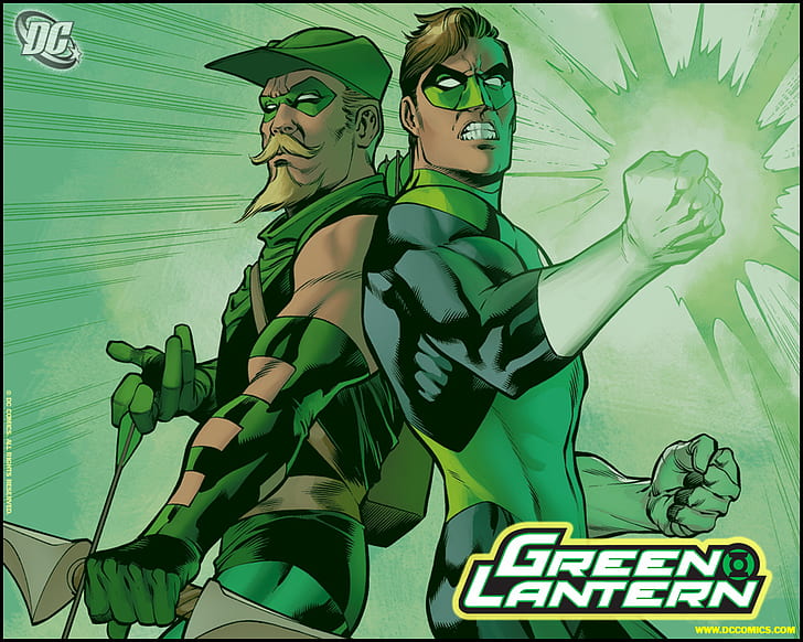 Green Lantern HD, verde, comics, linterna, Fondo de pantalla HD