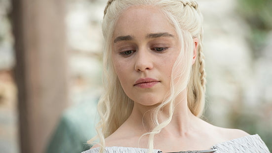 Game of Thrones, Daenerys Targaryen, kvinnor, Emilia Clarke, skådespelerska, HD tapet HD wallpaper