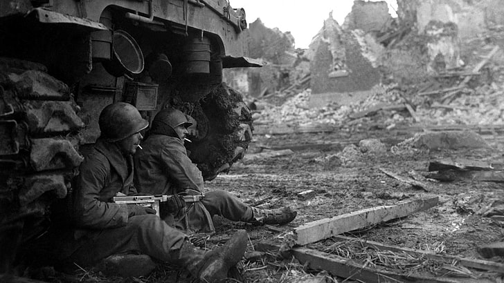 عسكري ، الحرب العالمية الثانية ، دبابة ، جيش الولايات المتحدة ، إم 4 شيرمان، خلفية HD
