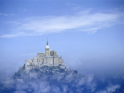 Mont Saint Michel, Sfondo HD HD wallpaper