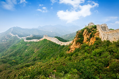4K, Great Wall of China, HD wallpaper HD wallpaper