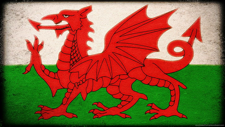 flag of wales, HD wallpaper