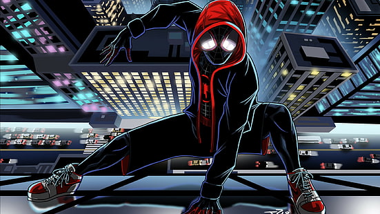 Spider-Man, 4k, 8k, Miles, Morales, HD-Hintergrundbild HD wallpaper