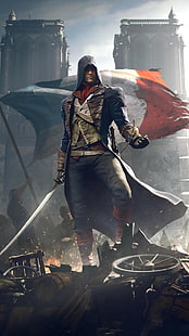Assassin's Creed Unity, วอลล์เปเปอร์ Assassin's Creed, เกม, Assassin's Creed, วอลล์เปเปอร์ HD HD wallpaper