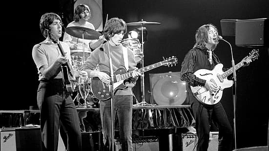 Los Beatles, Ringo Starr, John Lennon, Paul McCartney, George Harrison, Fondo de pantalla HD HD wallpaper