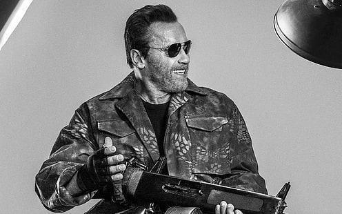 Arnold Schwarzenegger, Os Mercenários 3, Arnold Schwarzenegger, Os Mercenários 3, HD papel de parede HD wallpaper