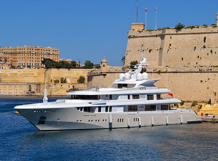 luxury, plan, superyacht, yacht, HD wallpaper