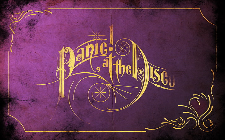 Panic at the Disco !, emo, band, logo, Wallpaper HD