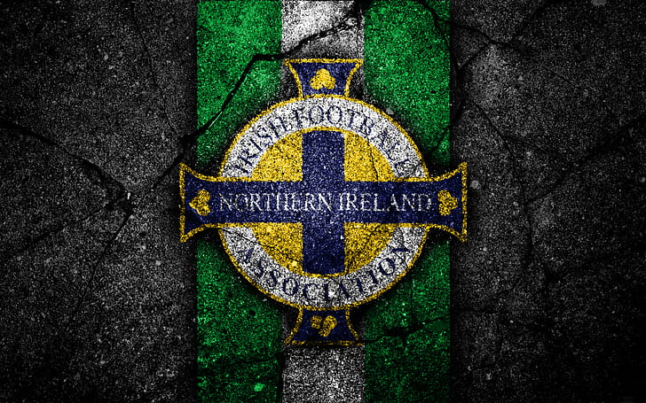 Soccer, Northern Ireland National Football Team, Emblem, Logo, Northern Ireland, HD wallpaper